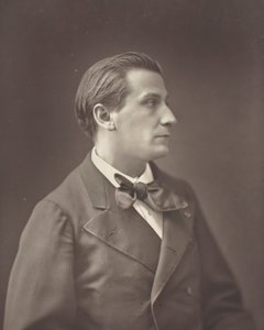 François Coppée fransk poet og romanforfatter, 1842-1908, ca. 1876. av Nadar