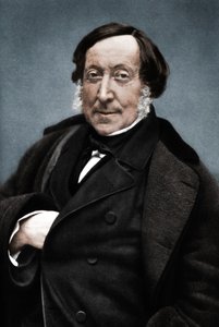 Gioachino Rossini 1792-1868, italiensk komponist av Nadar
