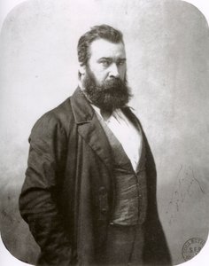 Jean-François Millet , fransk maler, c1860-tallet av Nadar