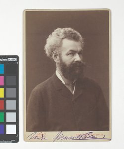 Mihály von Munkácsy (egentlig Michael Leo Lieb, 1844-1900), maler (signert) av Nadar