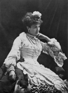 Sarah Bernhardt, fransk skuespillerinne, c1865 av Nadar