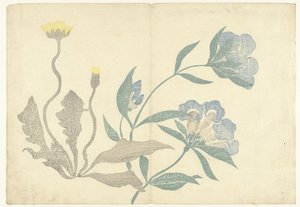 Løvetann og blå blomster Bildealbum av Korin (serietittel) Korin gafu (serietittel)