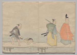 Scene fra The Kōrin Picture Book (bind 1) av Nakamura Hochu