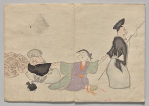 Scene fra The Kōrin Picture Book (bind 1) av Nakamura Hochu