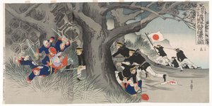 Marsjen til Peking: En scene fra bokseropprøret av Nakazawa Toshiaki