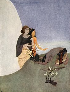Kirat-Arjuna, 1913. av Nandalal Bose