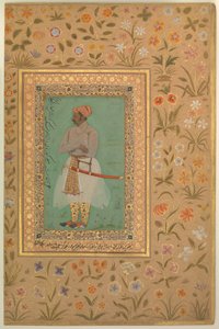 Portrett av Maharaja Bhim Kanwar av Nanha