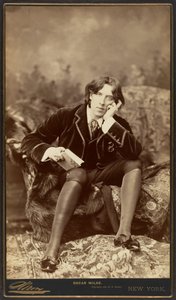 Oscar Wilde, 1882 (albumin sølvtrykk) av Napoleon Sarony