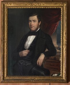 Portrett av en gentleman (olje på lerret) av Narciso Malatesta