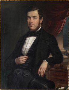 Portrett av en gentleman (olje på lerret) av Narciso Malatesta