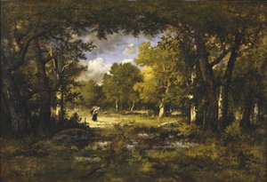 Rydding i en skog, 1874