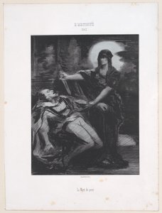 Fryktens død, 1830-76., 1830-76. av Narcisse Virgile Diaz de la Peña
