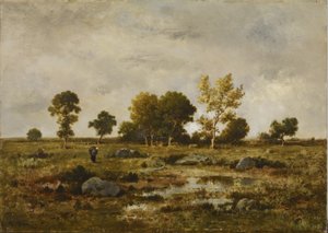 Høstvirkning, Fontainebleau av Narcisse Virgile Diaz de la Peña