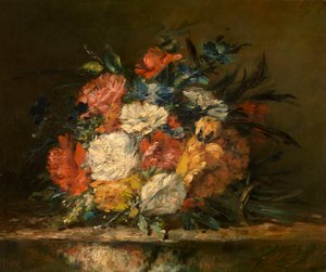 Blomster av Narcisse Virgile Diaz de la Peña