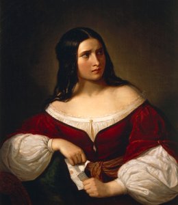 Sjalusi, av Natale Schiavoni (1777-1858), olje på lerret