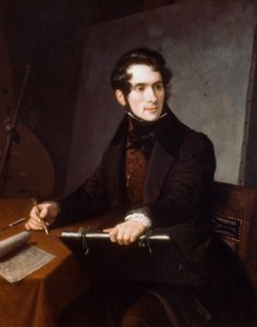 Portrett av Felice Schiavoni, av Natale Schiavoni (1777-1858)