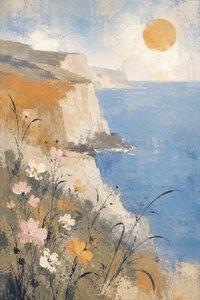 Solrike kystblomster av Natalie Bruns