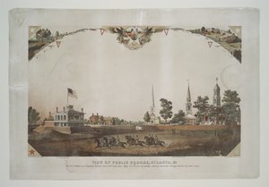 Utsikt over det offentlige torg, Atlanta, Ga. av Nathan B. Abbott