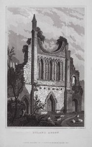 Byland Abbey (gravering)