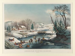 Amerikanske vinterscener./ Morgen av Nathaniel Currier
