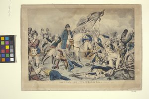 Battle Of Waterloo, 18. juni av Nathaniel Currier