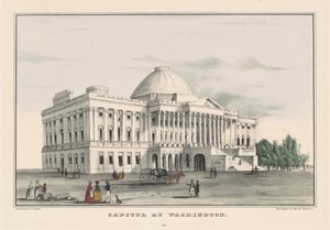 Capitol i Washington av Nathaniel Currier