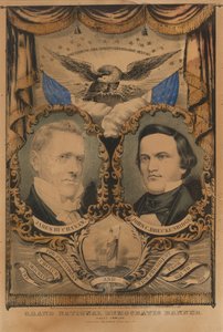 Stort nasjonalt demokratisk banner