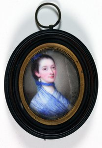 Lady Henrietta Cavendish Bentinck, senere grevinne av Stamford av Nathaniel Hone
