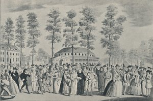 Jubileumsballet i Ranelagh Gardens, 26. april 1749, 1920