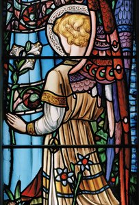 Engelen Gabriel, ca. 1863 (farget glass)