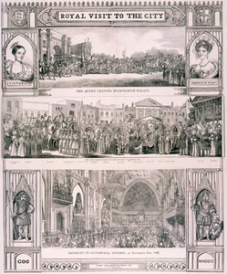 Dronning Victorias besøk i City of London, 1837