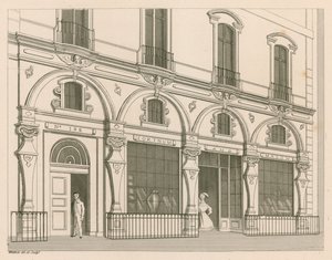 Butikkfront for Fortnum og Mason, nr. 182 Piccadilly, London