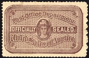 Postkontorsegl, 1889.