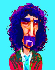 Frank Zappa, 2021 (digitalt) av Neale Osborne