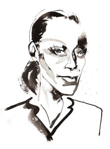 Ingrid Thulin, 2025 (blekk) av Neale Osborne