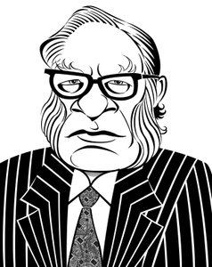 Isaac Asimov, 2019 (digital) av Neale Osborne