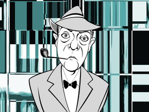 Jacques Tati (digital) av Neale Osborne