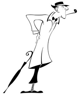 Jacques Tati (digital) av Neale Osborne