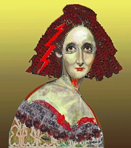 Mary Wollstonecraft Shelley, 2023 (digital) av Neale Osborne