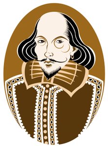 William Shakespeare , engelsk poet og dramatiker døpt 26. april 1564 - 23. april 1616 av Neale Osborne
