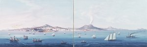 Napolibukten av Neapolitan School