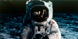 Buzz Aldrin på månen, Apollo II-oppdrag, juli 1969.
