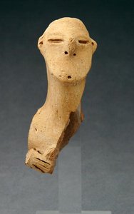 Leder for et idol, 400–300 f.Kr. (keramikk)