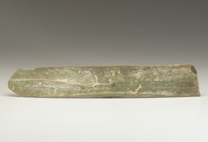 Høstekniv (hu), Qijia-kultur, ca. 2500–2000 f.Kr. (jade) av Neolithic Period Chinese School