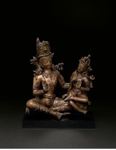 Indra og Indrani av Nepalese School