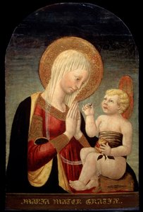 Madonna og barn med granateple, 1400-tallet