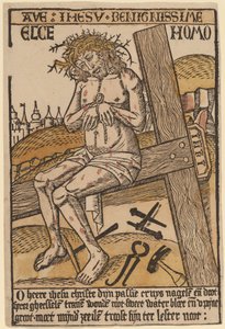 Kristus som sorgens mann av Netherlandish 15th Century