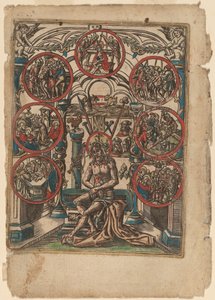 Kristus som sorgens mann av Netherlandish 16th Century