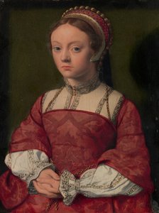 Portrett av en ung kvinne. av Netherlandish Painter