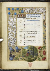 Legg til MS 38126 f.11v kalenderside for november, fra 